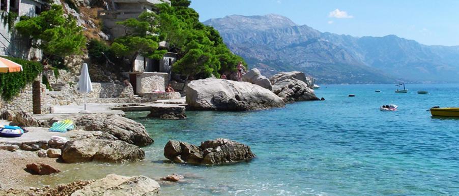 Amazing View Over The Beach Omiš Dış mekan fotoğraf